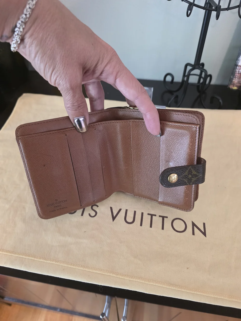 Vintage Louis Vuitton Monogram Compact Wallet